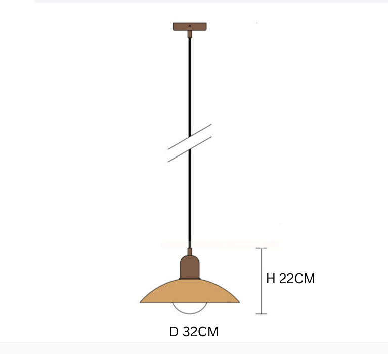 Macaron Bauhaus Pendel – Farverig loftlampe