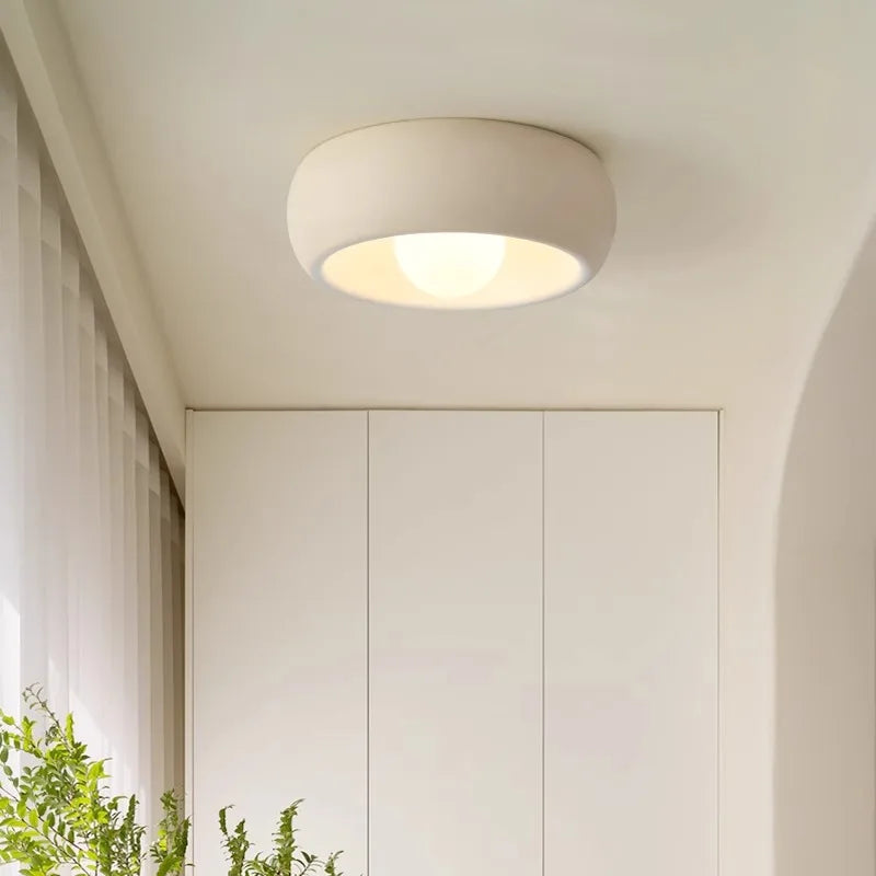 Minimalistisk cirkulær loftlampe – Moderne indbygningsmodel