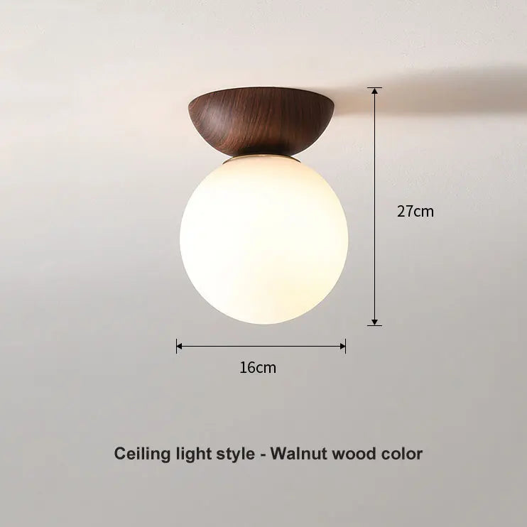 Nordisk Glaskuglelampe – Loft- eller Pendelmontering