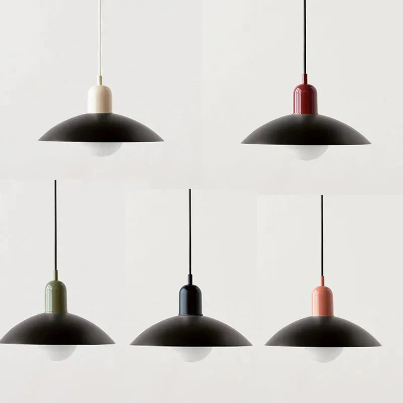 Macaron Bauhaus Pendel – Farverig loftlampe