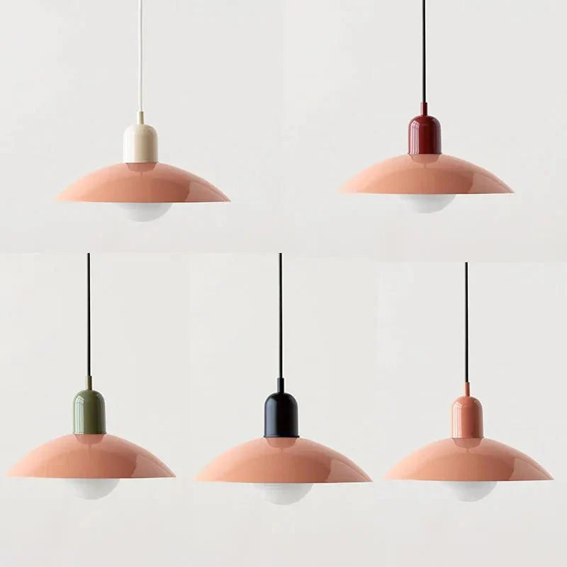 Macaron Bauhaus Pendel – Farverig loftlampe