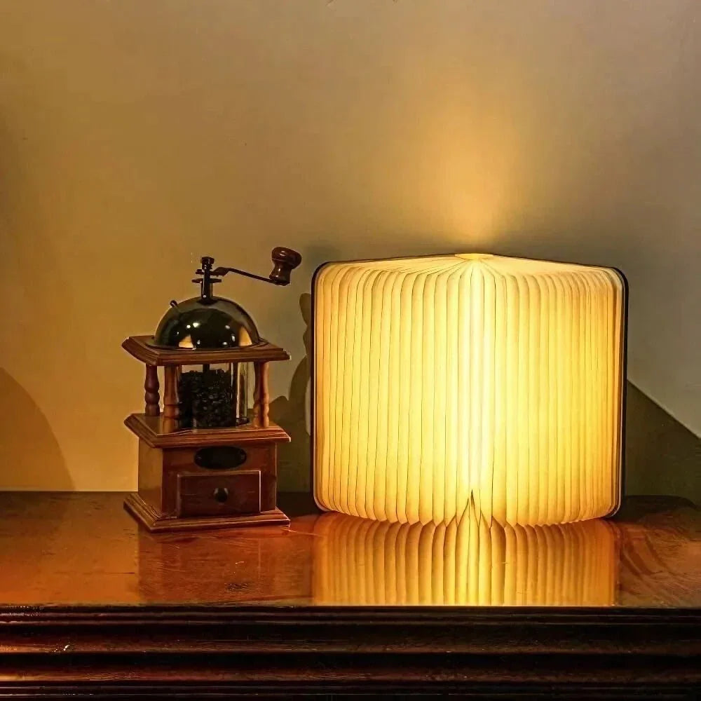 Lumibook Bordlampe – Foldbar, genopladelig LED-lampe