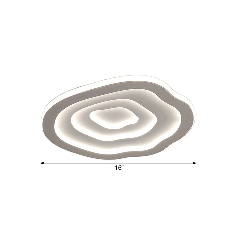 Ripple LED-loftlampe – organisk akryldesign