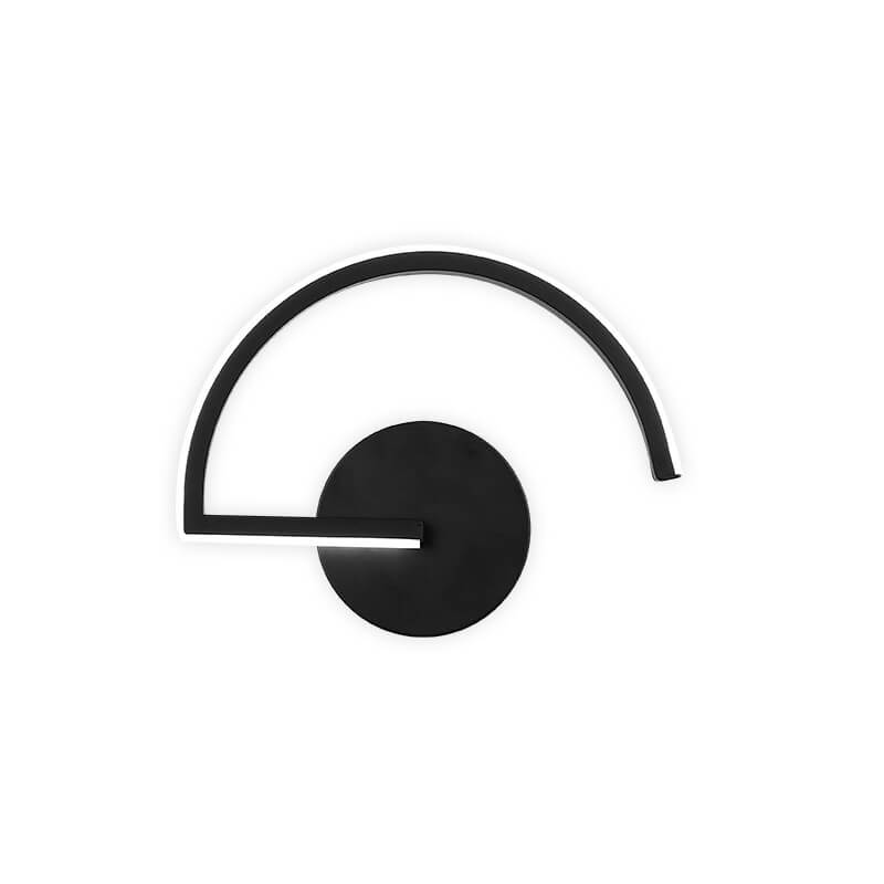 Curves Line – Buet LED-væglampe med halo-effekt