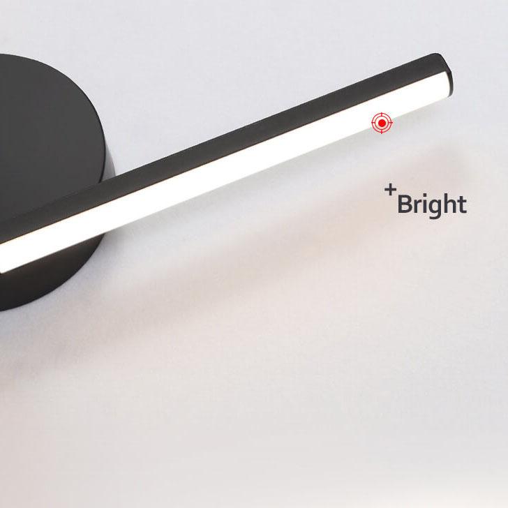 Curves Line – Buet LED-væglampe med halo-effekt