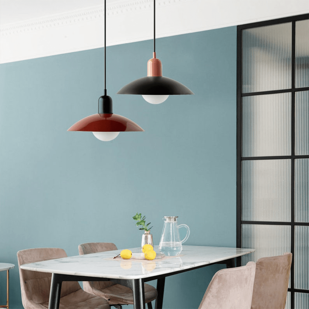 Macaron Bauhaus Pendel – Farverig loftlampe