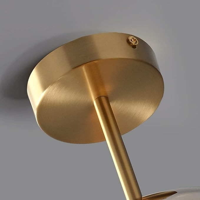 Vintage Bobleglas Loftlampe – Retro Ravfarvet Pendel