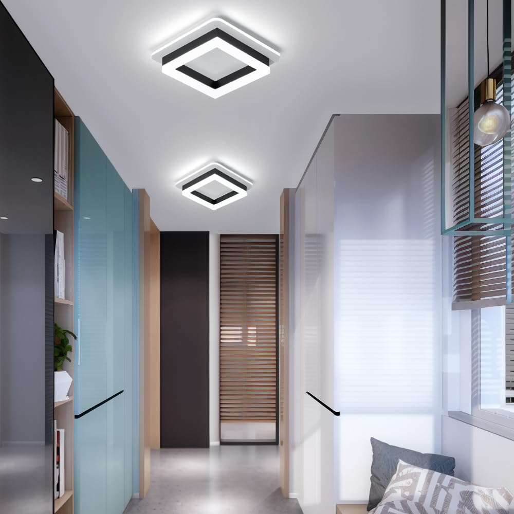 Firkantet LED-loftslampe | Moderne indbygningsarmatur