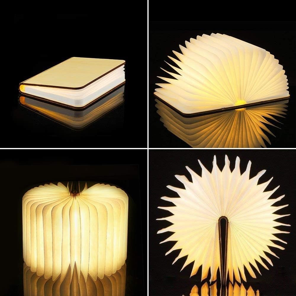 Lumibook Bordlampe – Foldbar, genopladelig LED-lampe