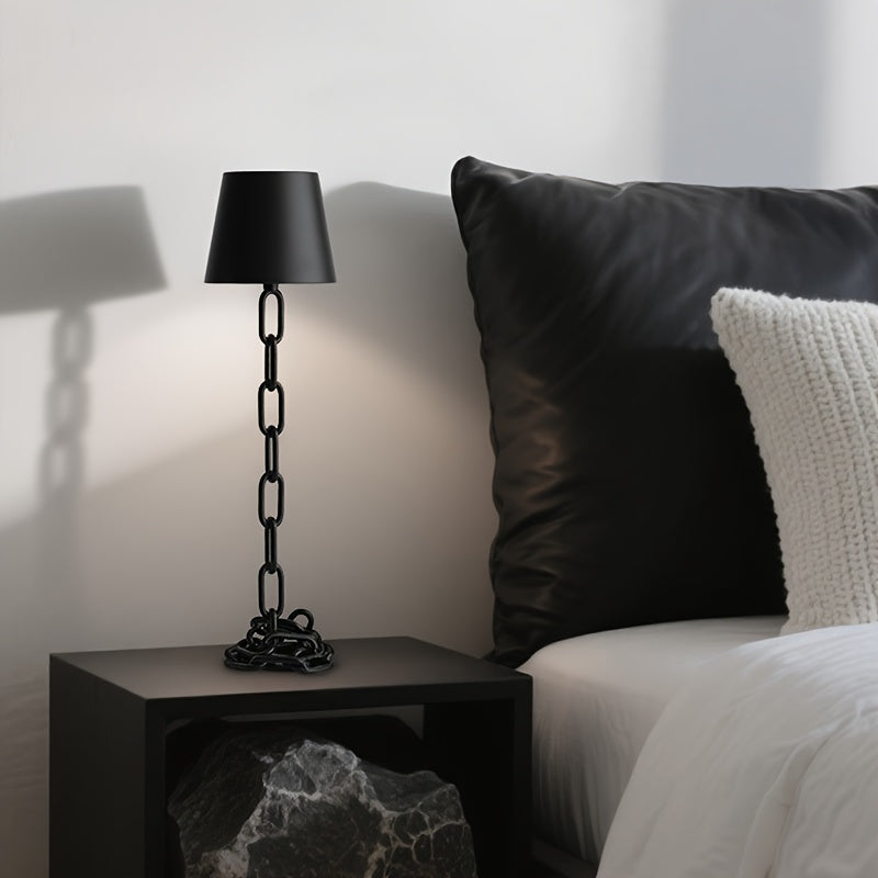 Kædelink Bordlampe – Genopladelig med Touch-Dæmper