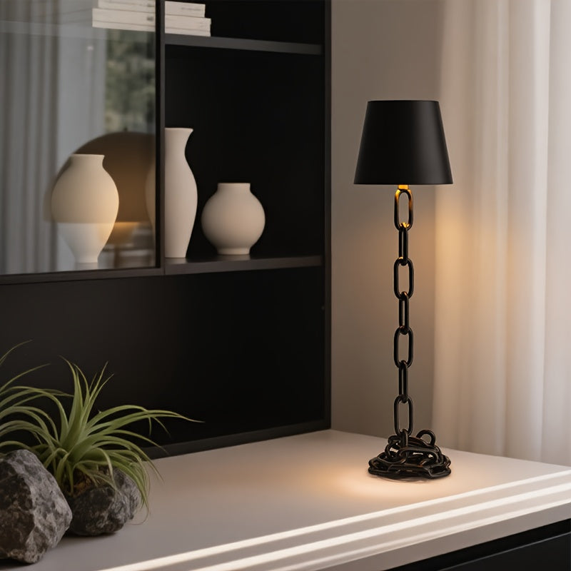 Kædelink Bordlampe – Genopladelig med Touch-Dæmper