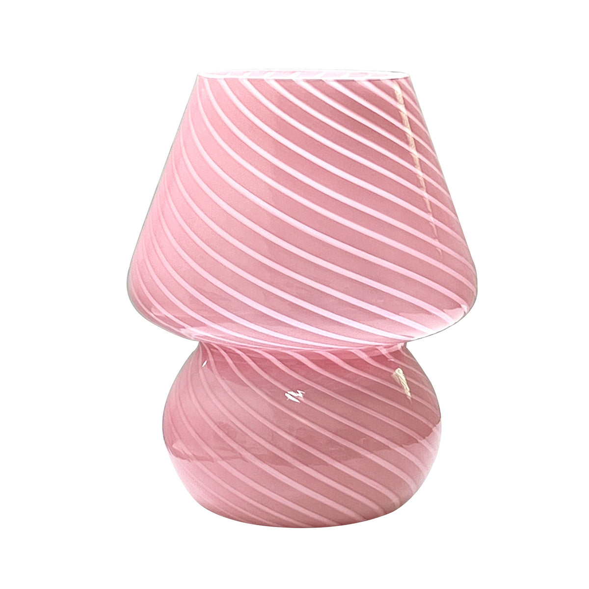 Murano-stil svampelampe – USB dæmpbar bordlampe