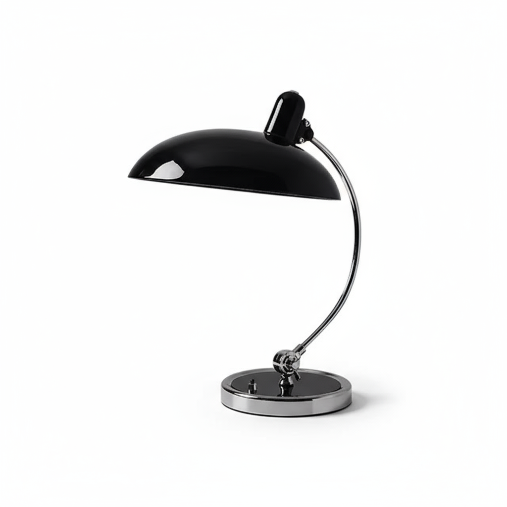 ScandiArc Bordlampe – Buet design i Bauhaus-stil