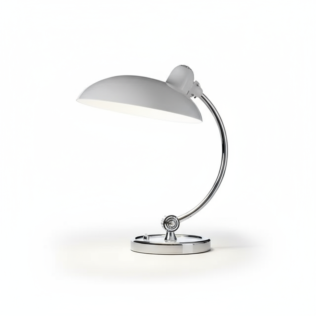 ScandiArc Bordlampe – Buet design i Bauhaus-stil
