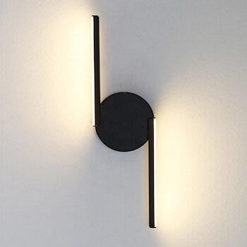 Curves Line – Buet LED-væglampe med halo-effekt