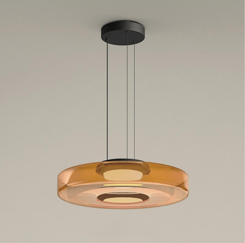 Bauhaus Glaspendel – Lagdelt LED-hængelampe