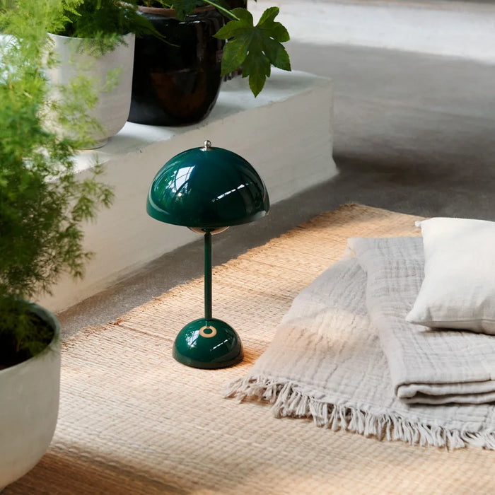 Svampeformet LED-bordlampe – genopladelig med berøringskontrol