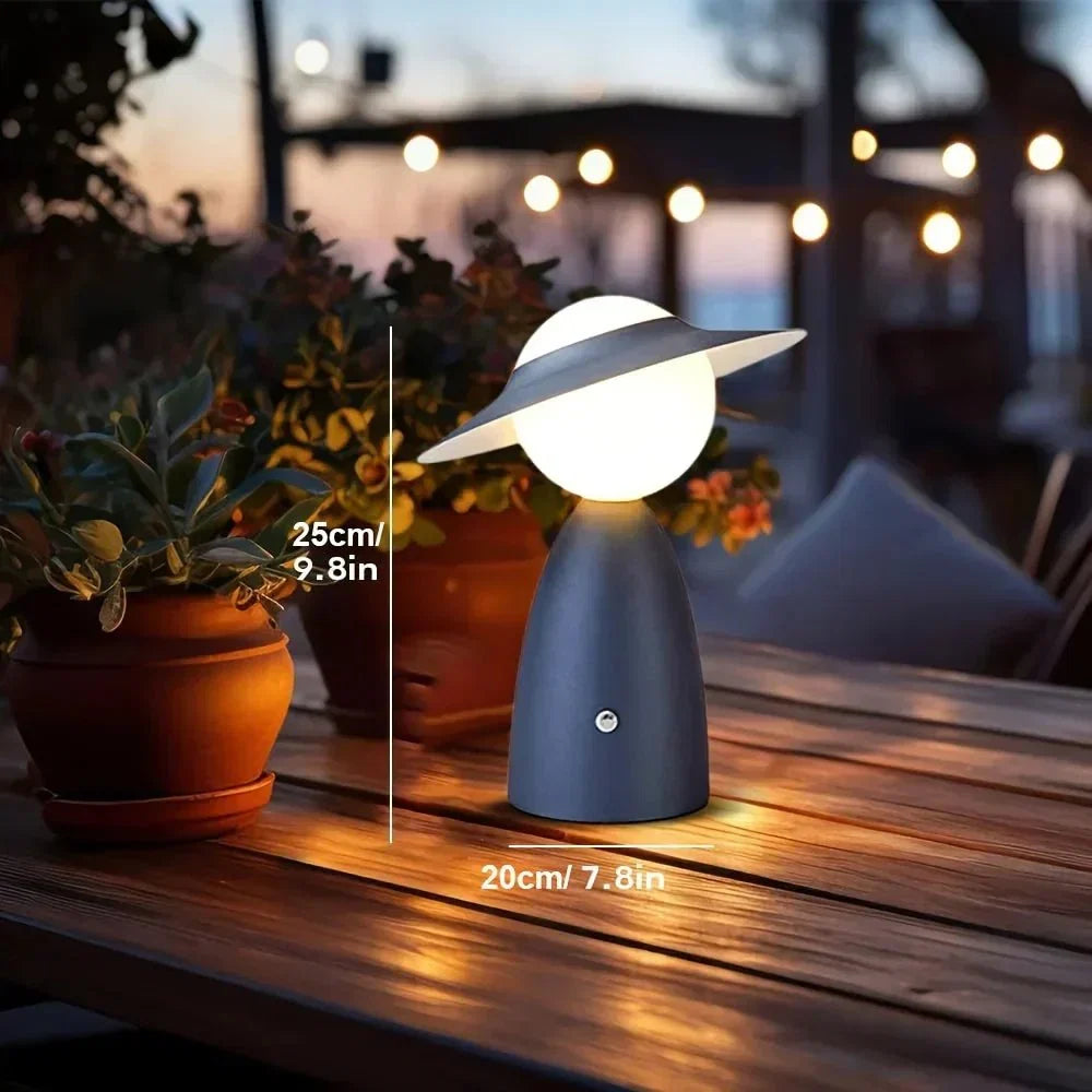 TouchBright – Trådløs opladningslampe med dæmpbart LED-lys