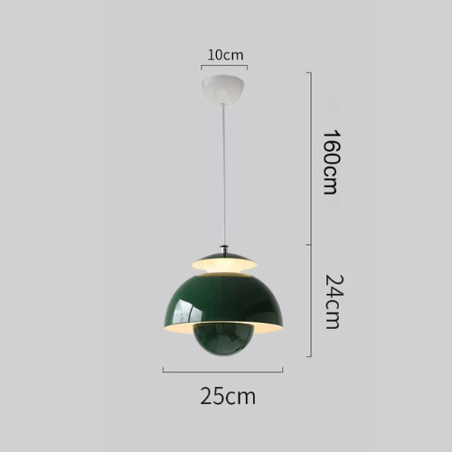 Skandinavisk LED-pendel med organisk form
