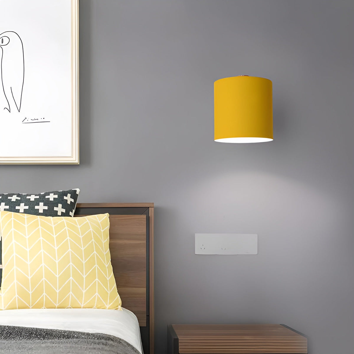 NordicGlow Væglampe – Justerbar i Nordisk Pastel
