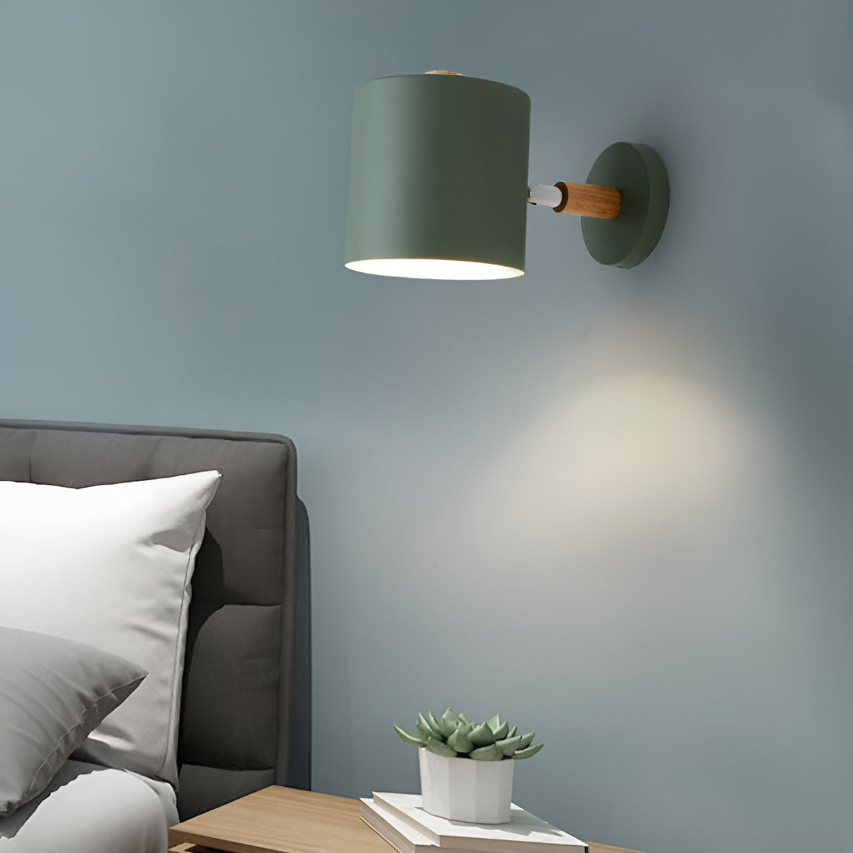 NordicGlow Væglampe – Justerbar i Nordisk Pastel