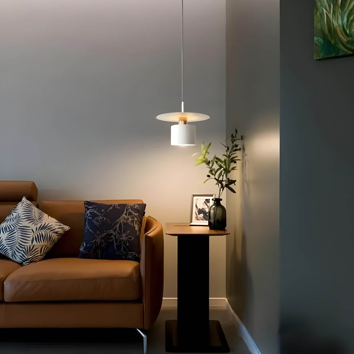 JET Pendel – Cylindrisk loftlampe i mat finish