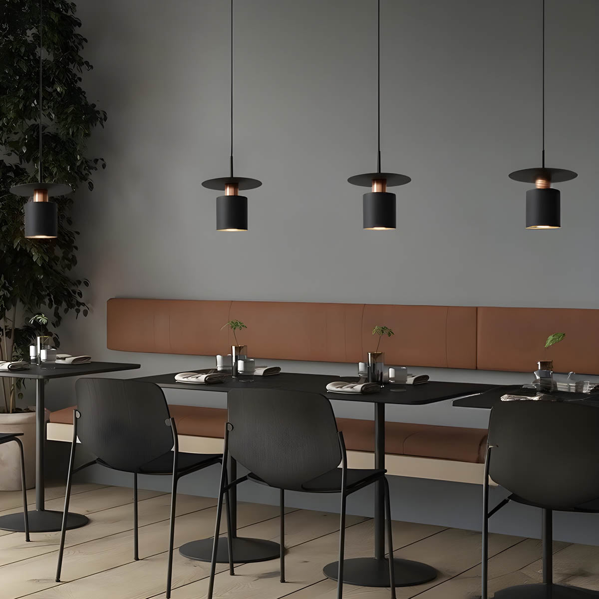 JET Pendel – Cylindrisk loftlampe i mat finish