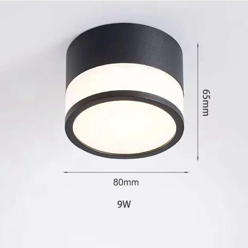 Nordic LED-spot til overflademontage | 9W / 15W loftslampe