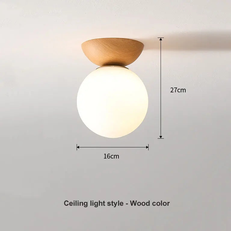 Nordisk Glaskuglelampe – Loft- eller Pendelmontering