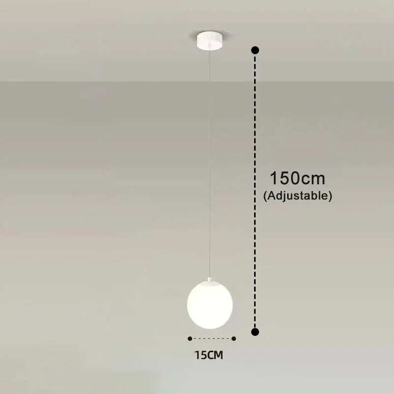 Luna Pendel – Opalglas i Nordisk Enkelhed