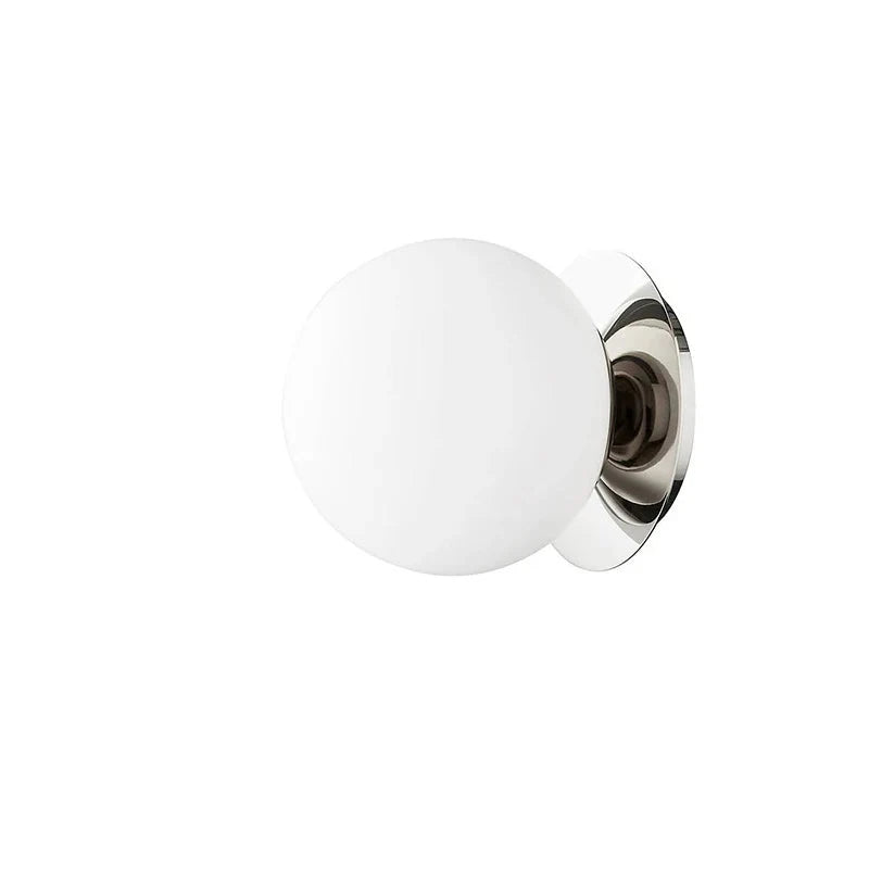 Nordic Globe Glas Væglampe | Minimalistisk Moderne Badeværelse & Soveværelse Lys