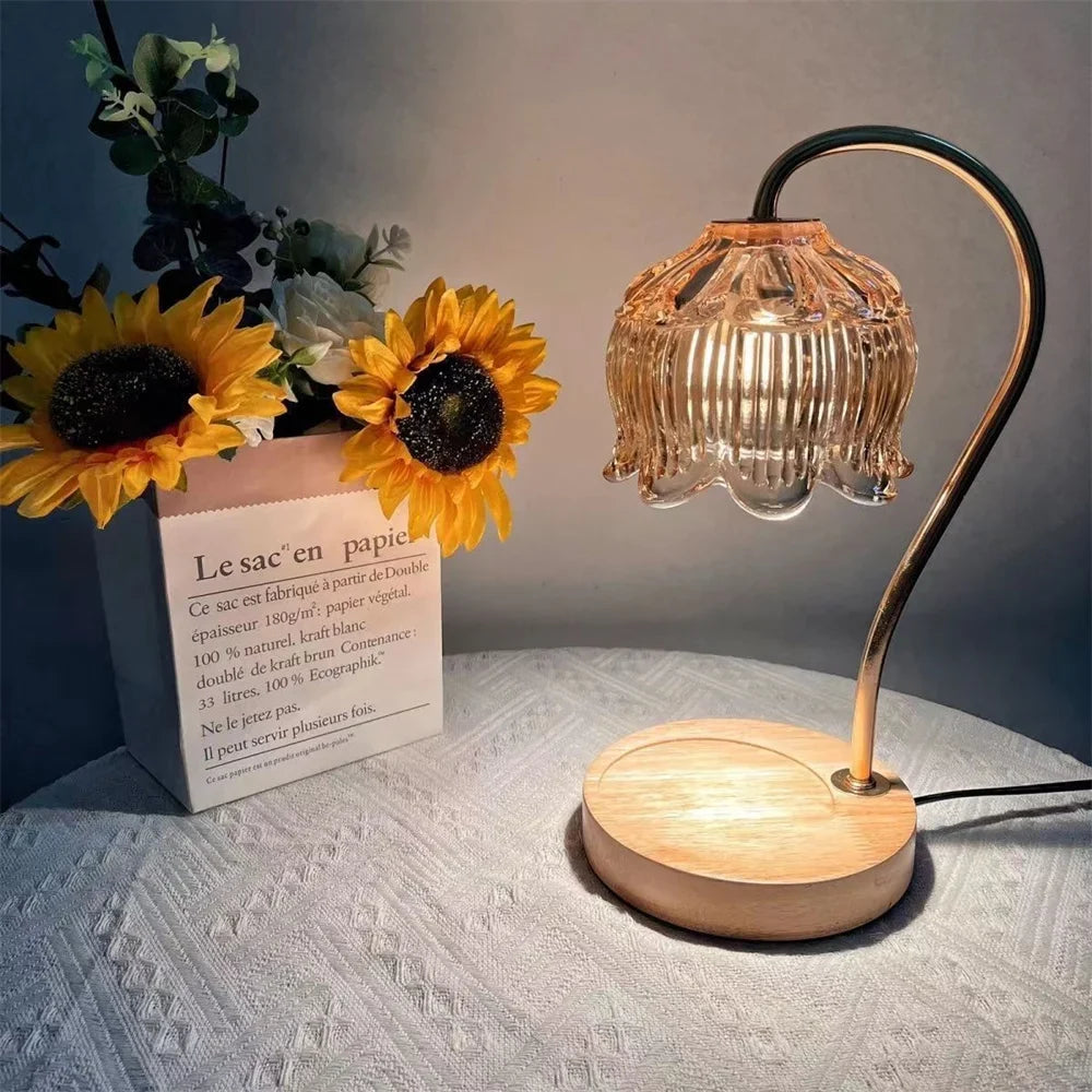 PetalGlow – lysvarmerlampe uden åben ild