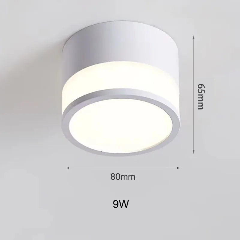 Nordic LED-spot til overflademontage | 9W / 15W loftslampe