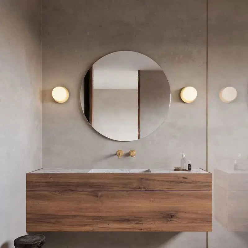 Nordic Globe Glas Væglampe | Minimalistisk Moderne Badeværelse & Soveværelse Lys