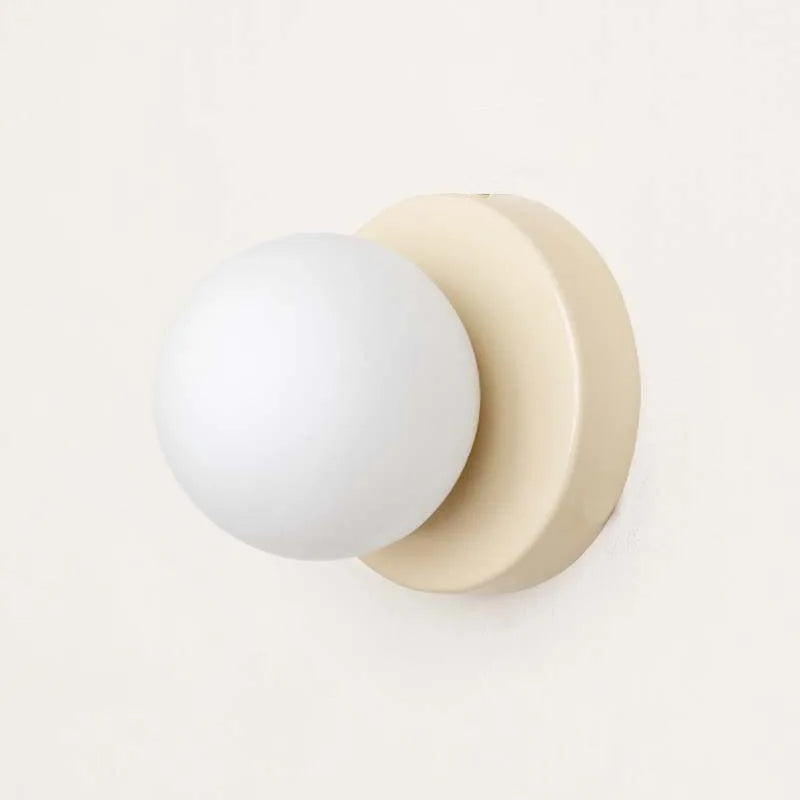 Macaron – LED-væglampe i farvet glas