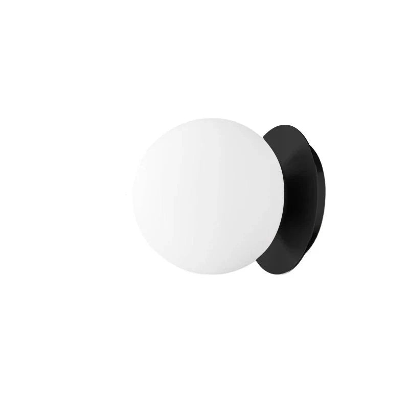 Nordic Globe Glas Væglampe | Minimalistisk Moderne Badeværelse & Soveværelse Lys