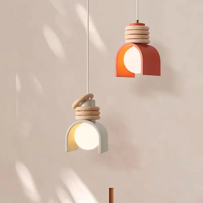 Wabi-Sabi Pendel – japansk minimalistisk lampe i resin