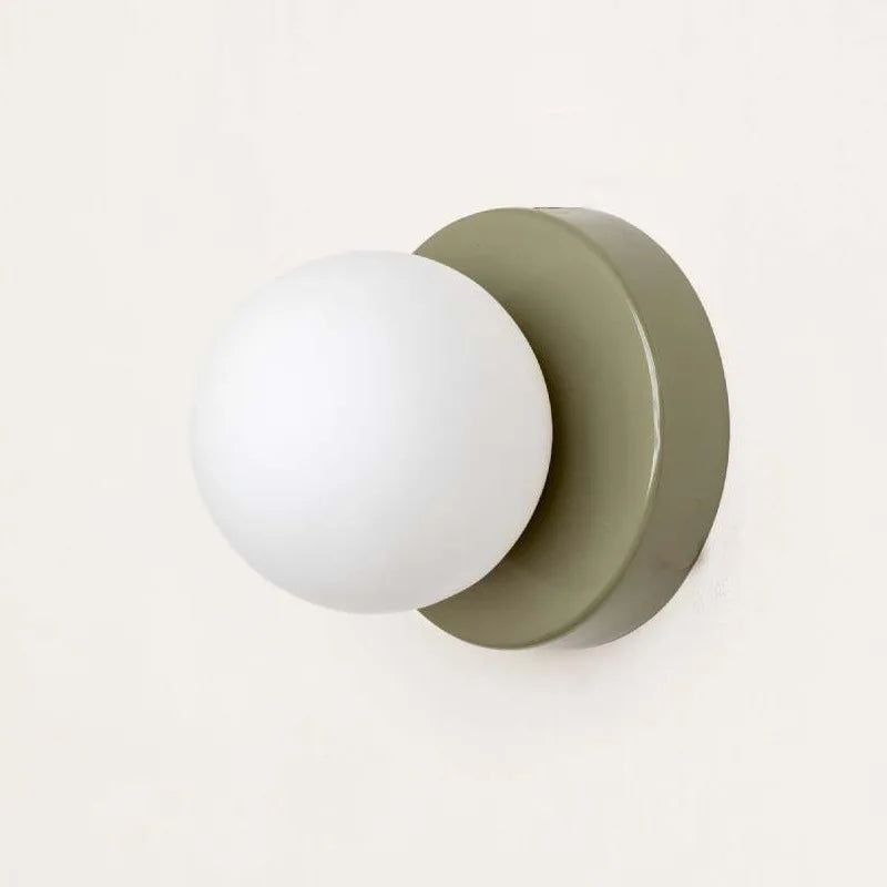 Macaron – LED-væglampe i farvet glas