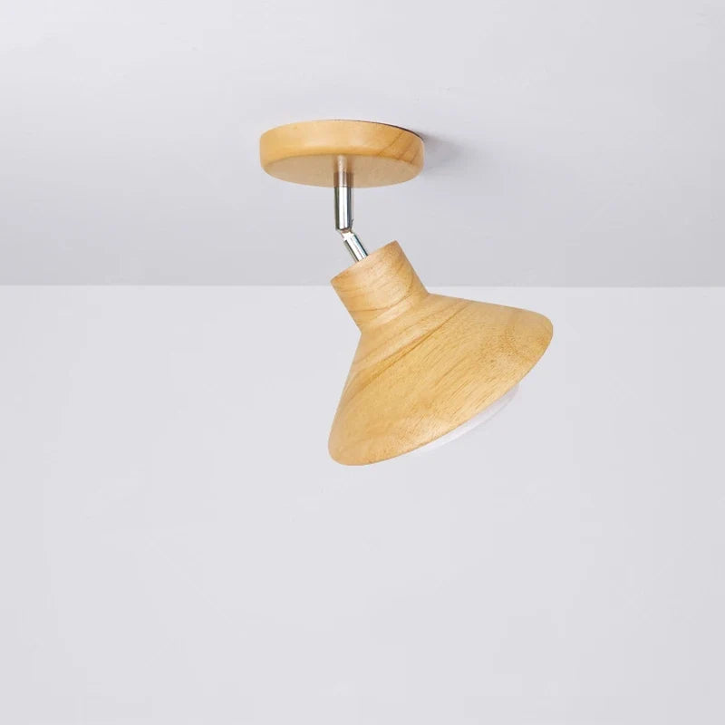 NordicWood – Loftlampe i naturligt træ