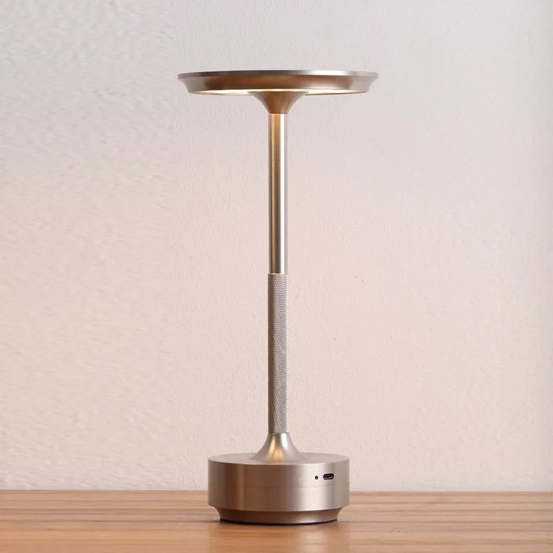 Genopladelig berøringsbordlampe – dæmpbar LED med USB-C opladning