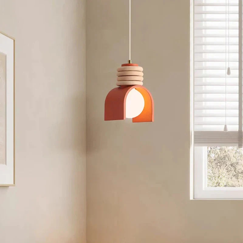 Wabi-Sabi Pendel – japansk minimalistisk lampe i resin
