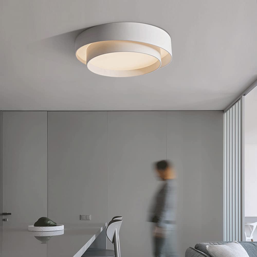 Nordisk rund LED-loftlampe – minimalistisk design