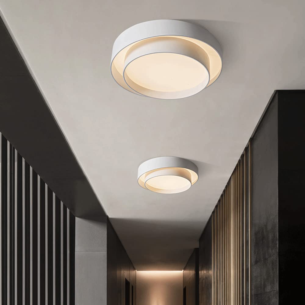 Nordisk rund LED-loftlampe – minimalistisk design