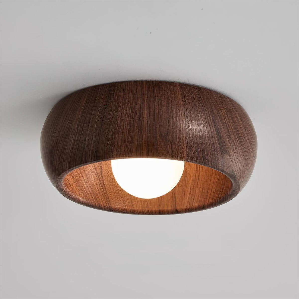 Albanora Loftlampe – minimalistisk træarmatur med LED