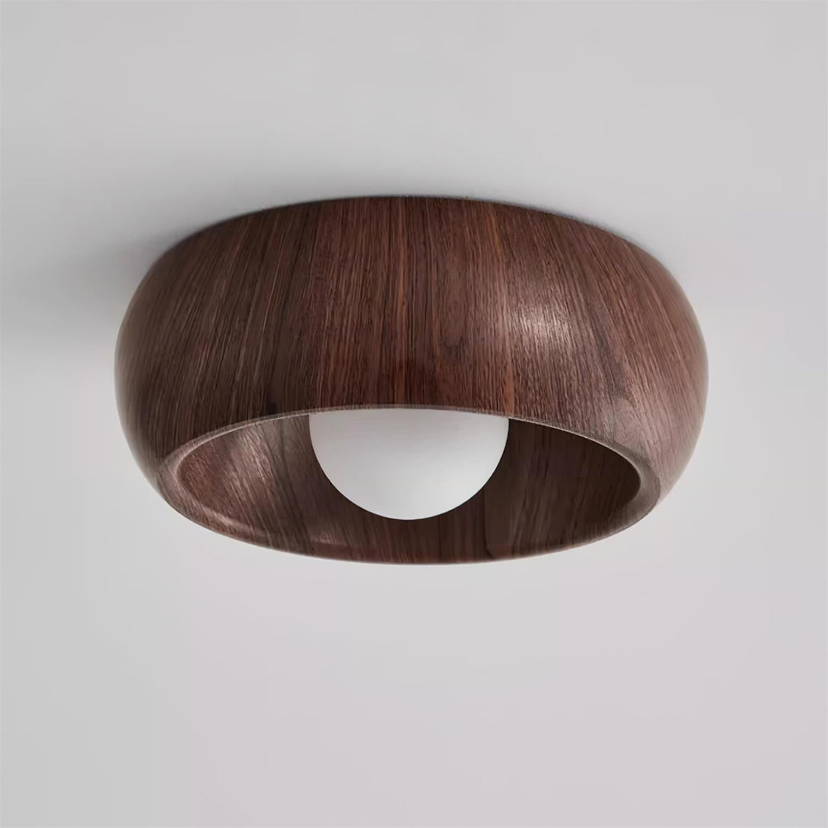 Albanora Loftlampe – minimalistisk træarmatur med LED