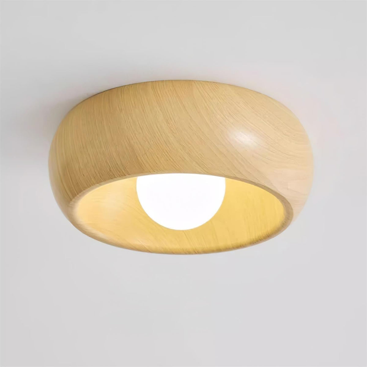 Albanora Loftlampe – minimalistisk træarmatur med LED