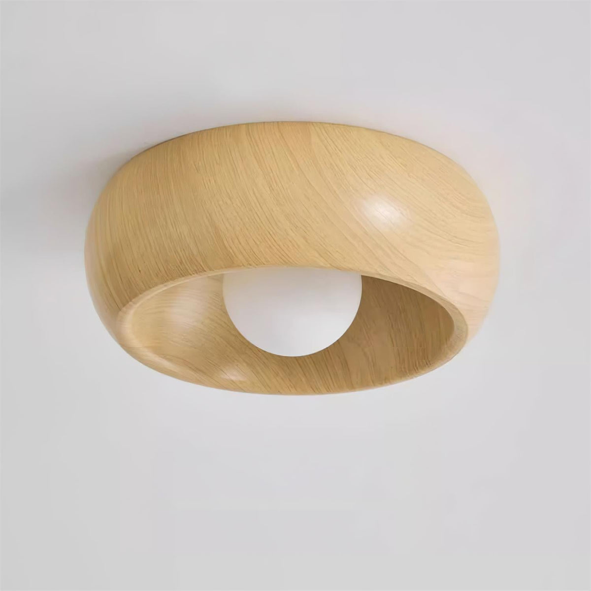Albanora Loftlampe – minimalistisk træarmatur med LED