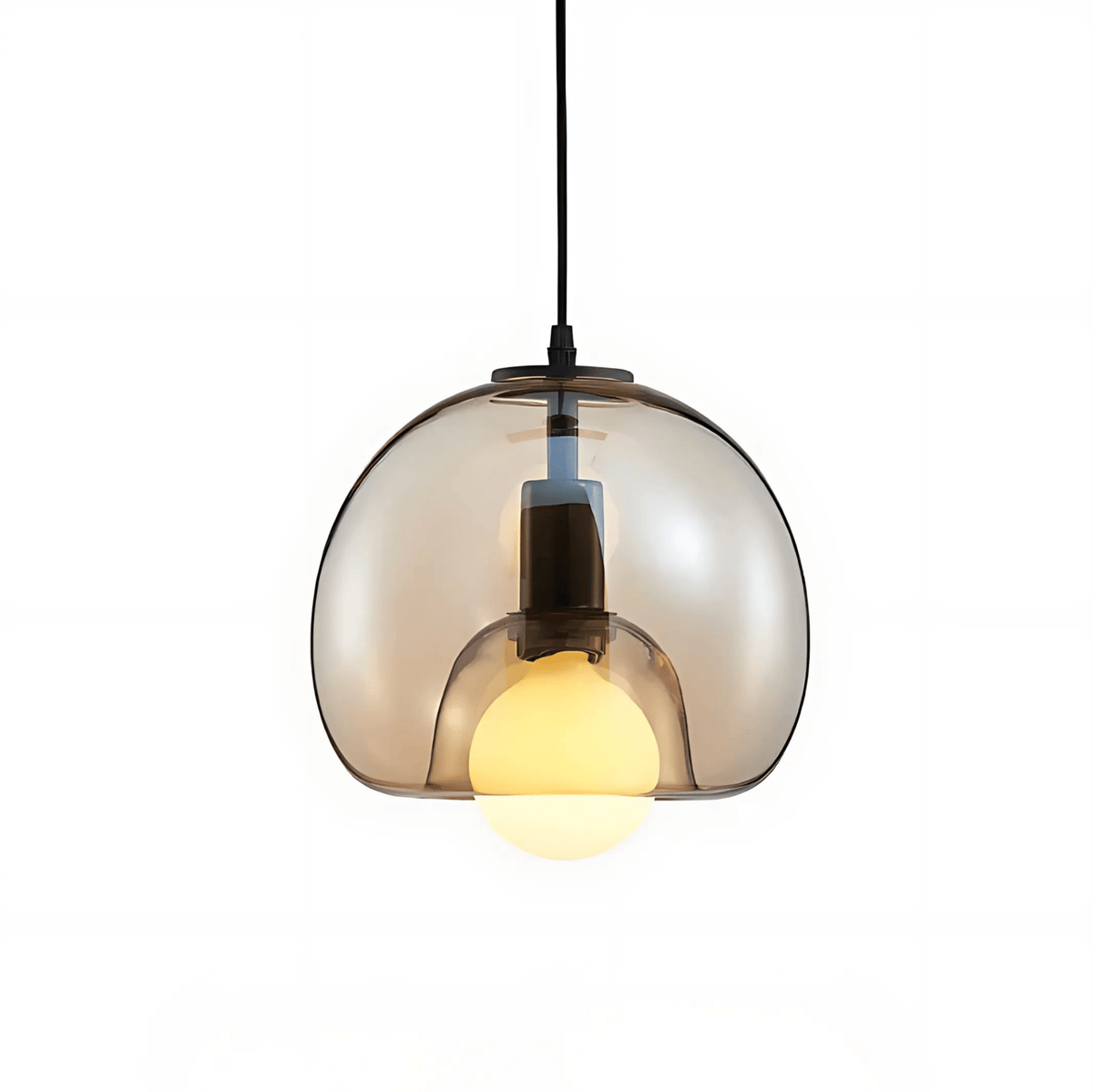 Clyde – Håndblæst glaspendel i enkelt design