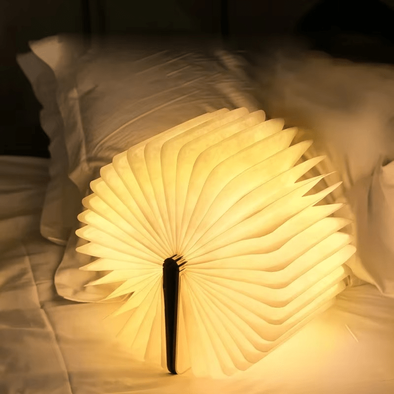 Lumibook Bordlampe – Foldbar, genopladelig LED-lampe