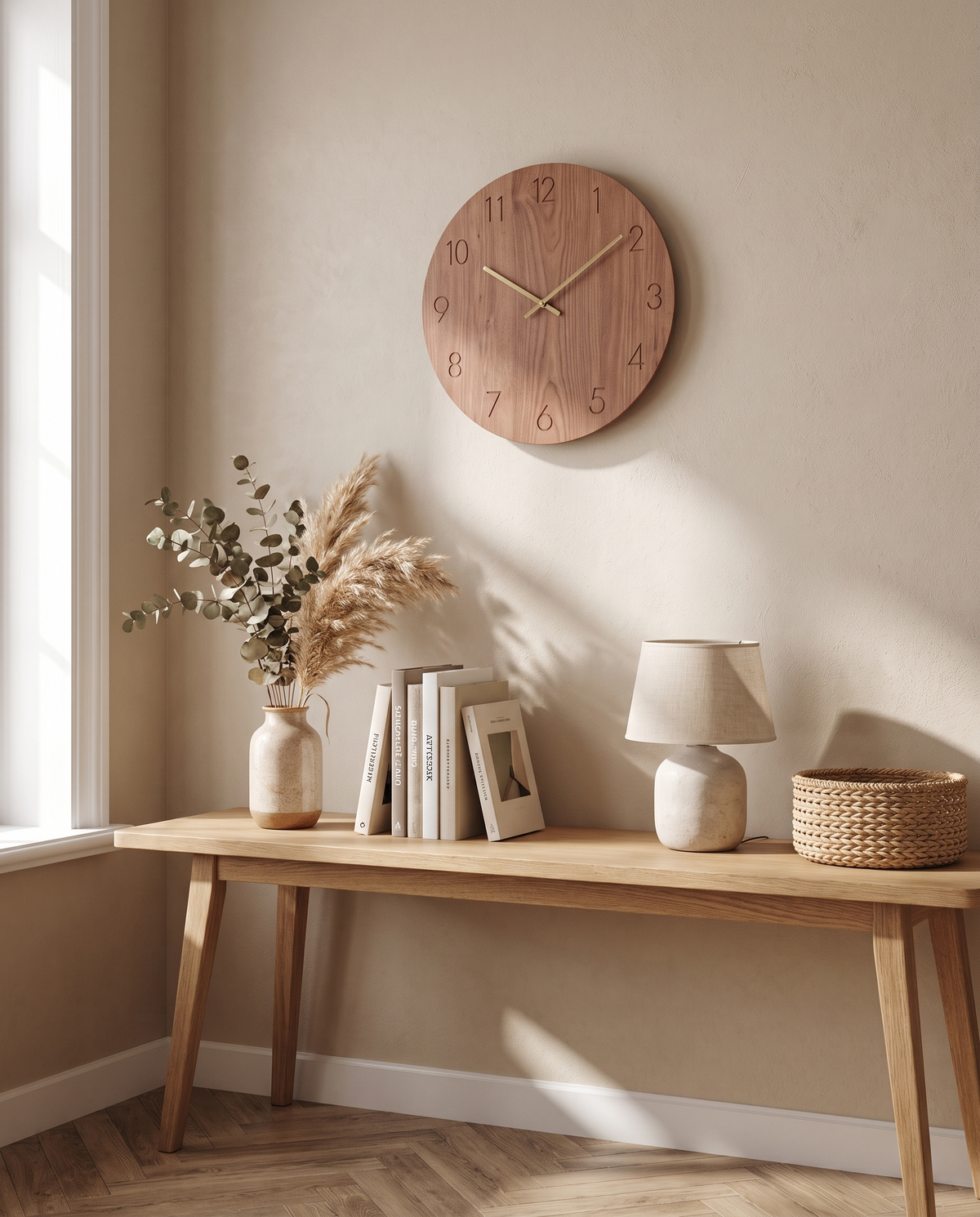 Nork Vægur – Minimalistisk design i træ